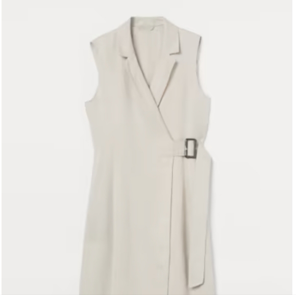 NWT Linen Blend Blazer Dress H&M Size Small - Picture 1 of 5
